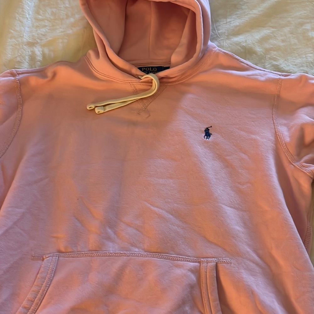 Pink hoodie polo Brandt excellent condition